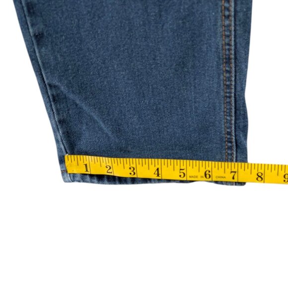 Smith & Mills Straight Leg Jeans Mens Blue Stretch Denim Size 42x32 - Picture 10 of 11